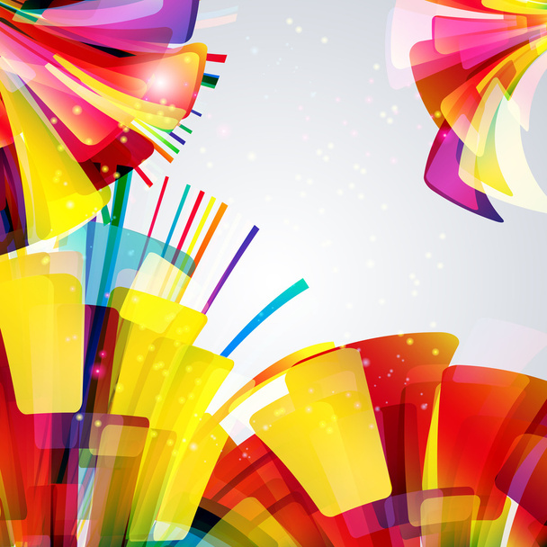 Fondo brillante abstracto multicolor. Elementos para el diseño. Eps1
 - Vector, Imagen