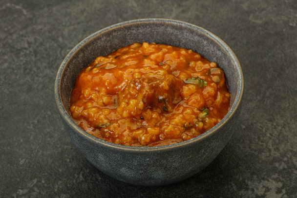 Tradiční gruzínská Charcho polévka s masem a kořením - Fotografie, Obrázek