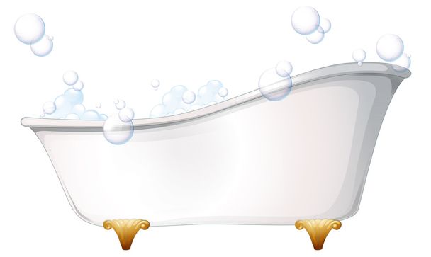 A bathtub - Vector, Image