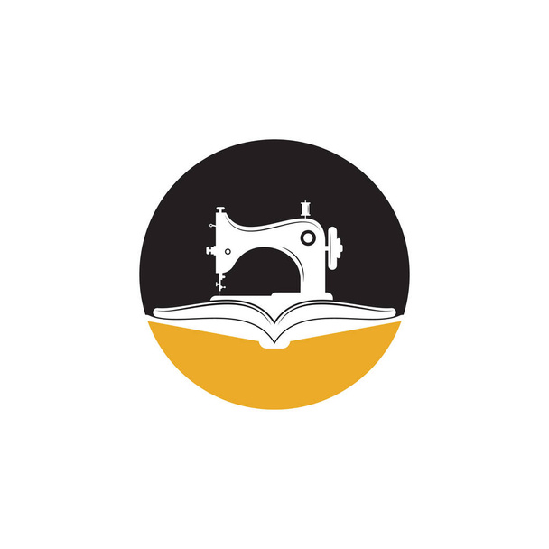 Book Manual sew machine logo. Simple illustration of manual sew machine icon. - Vector, Image