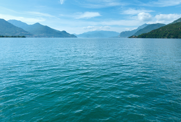 Lake Como (Italy) view from ship - 写真・画像