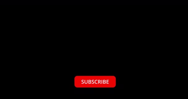 Please Subscribe Click the Bell Icon Floating bar Animation Διαφανές βίντεο με το κανάλι Alpha - Πλάνα, βίντεο