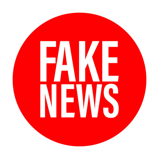 projekt logo o Fałszywe wiadomości, Fałszywe logo wiadomości,  - Wektor, obraz
