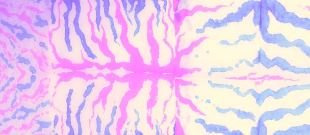 Помаранчевий живопис. Тваринний листок. Watercolor Print. Jaguar African Tie Dye Purple Seamless Pattern Zebra Print Cream Aquarelle Texture Блакитний цвях.. - Фото, зображення