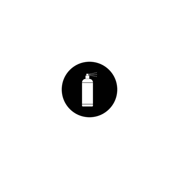 Sprühflaschensymbol vorhanden. Einfache Illustration des Bleichmittelsprühvektorsymbols für Webdesign isoliert auf weißem Hintergrund - Vektor, Bild