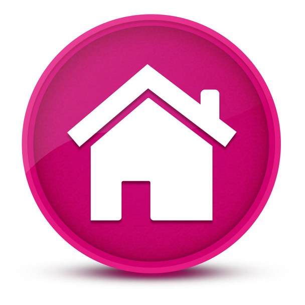 Home ylellinen kiiltävä vaaleanpunainen pyöreä painike abstrakti kuva - Valokuva, kuva