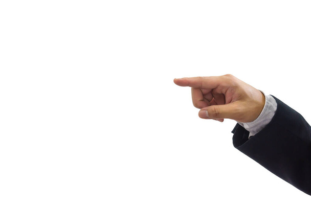 businessman hand on a white background. - Photo, Image