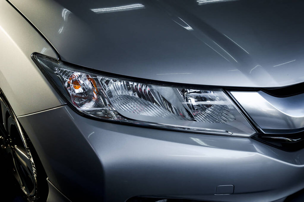 Moderni yksityiskohtia auton ajovalot LED - Valokuva, kuva