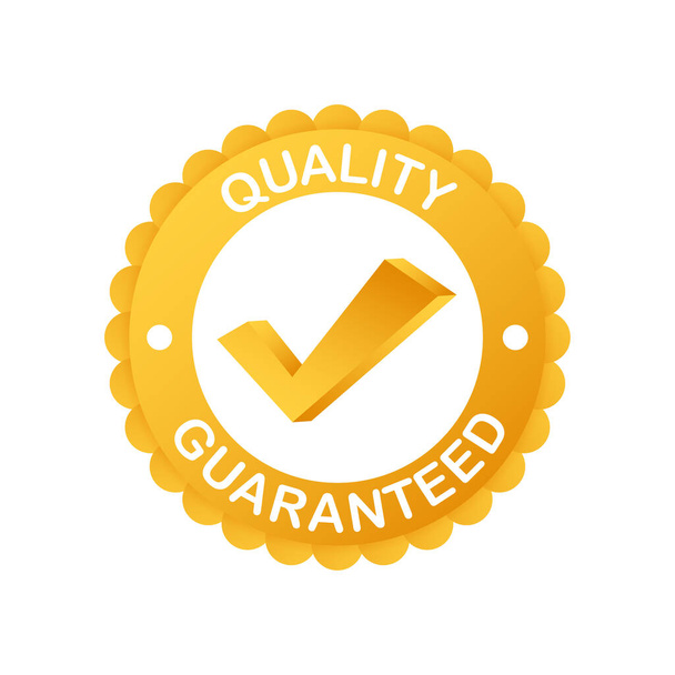 Quality guaranteed. Check mark. Premium quality symbol. Vector stock illustration - Vector, Image