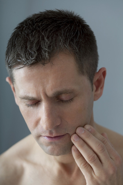 MAN WITH TOOTHACHE - Photo, Image