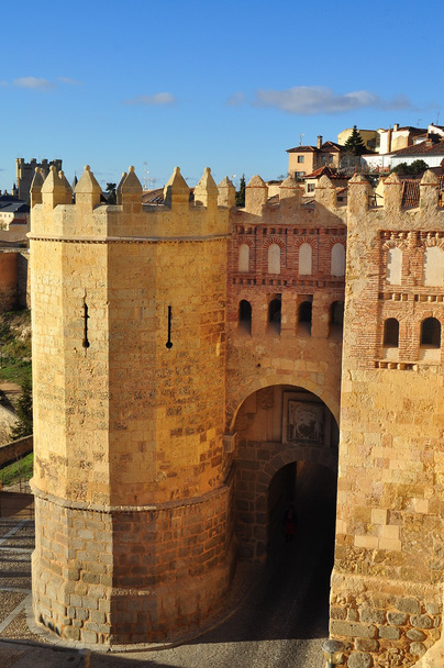 San andres kapu. Segovia. Spanyolország. - Fotó, kép