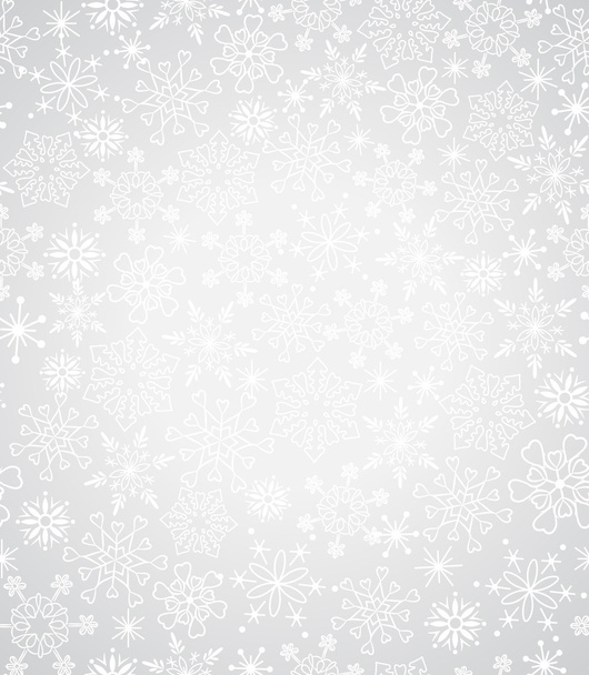 Χριστούγεννα φόντο με νιφάδες χιονιού. - Διάνυσμα, εικόνα