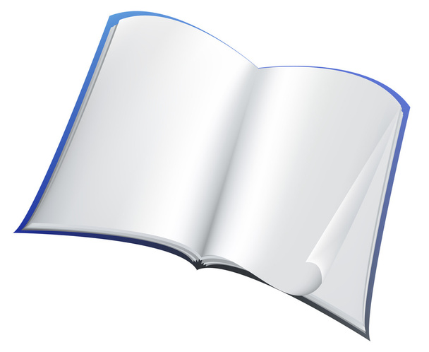 Blue book - Vector, Image
