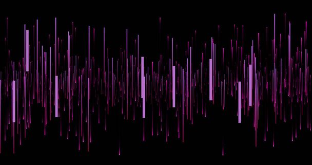 Υπόβαθρο ηχητικών κυμάτων. Μουσική και ηχητικά κύματα λάμπουν πανό. Μαγικά φωτεινά χρώματα λωρίδα. - Φωτογραφία, εικόνα