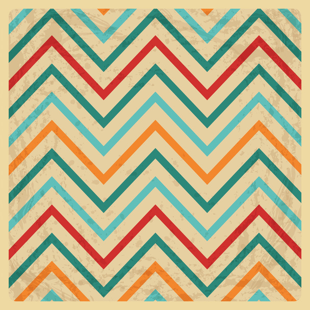 Vintage géométrique Zigzag fond
 - Vecteur, image