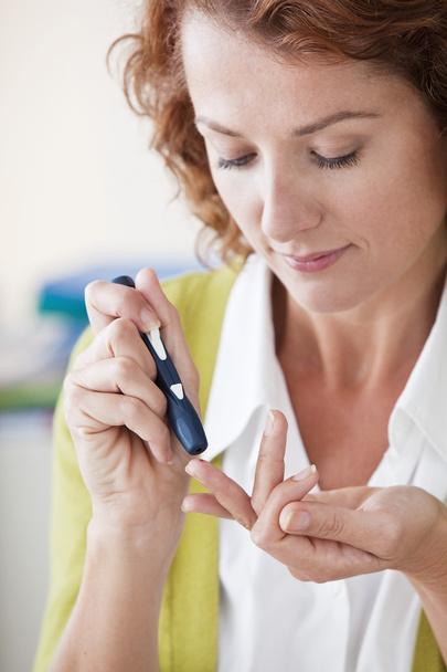 kadın için diyabet test - Fotoğraf, Görsel
