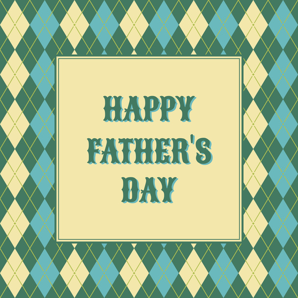 Father's Day Card - Vetor, Imagem