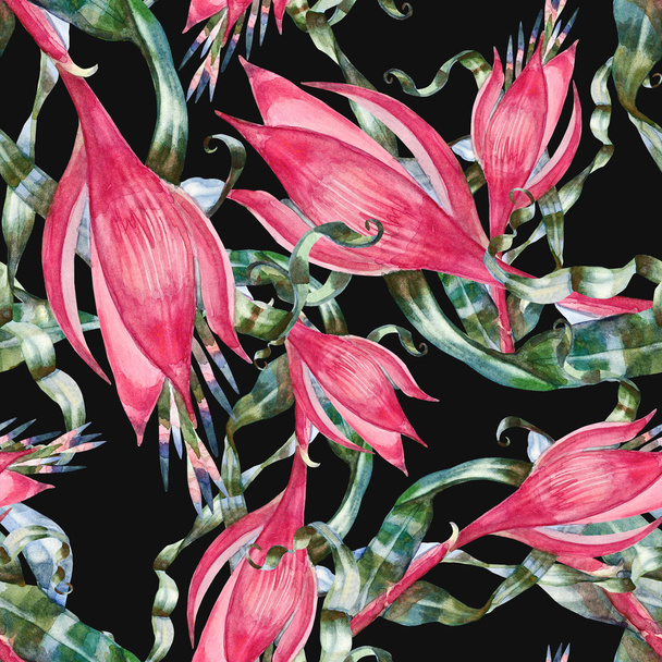 Red flower  pattern - Foto, Imagem