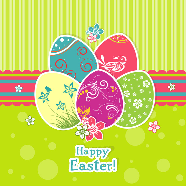 Template Easter greeting card - 写真・画像