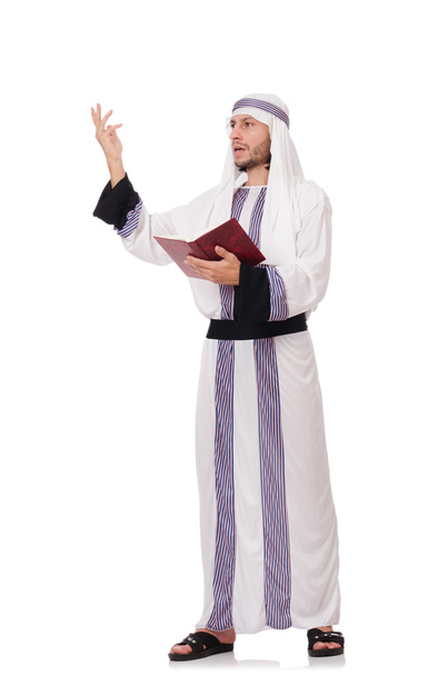 Emiraty człowiek z książki - Zdjęcie, obraz