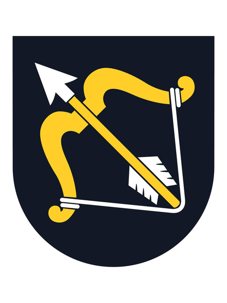 Vector plano Ilustración del Escudo de Armas de la Región Finlandesa de Savonia del Norte - Vector, Imagen