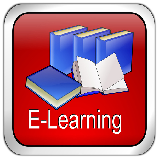 E-Learning Button - Photo, Image