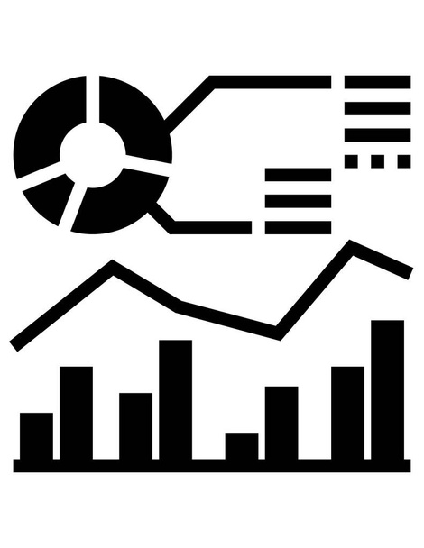 analytika data trend nástroje dashboard webmaster, vektor  - Vektor, obrázek