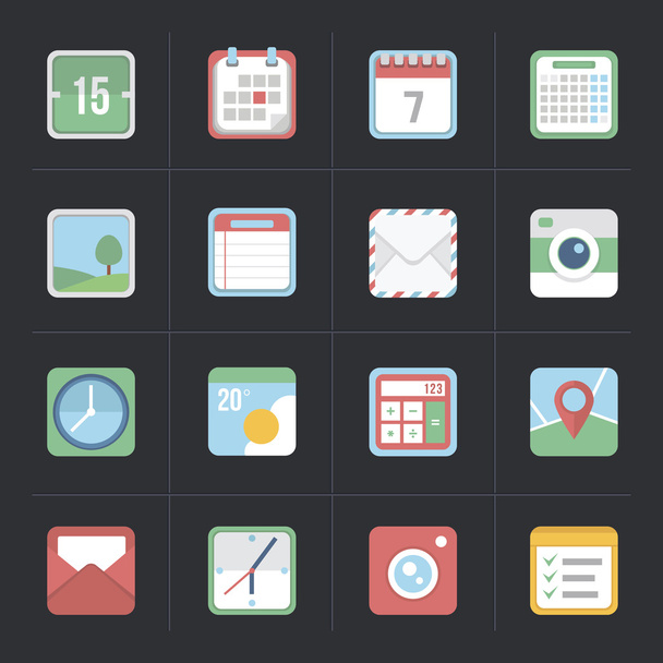 Useful icon set - Vetor, Imagem