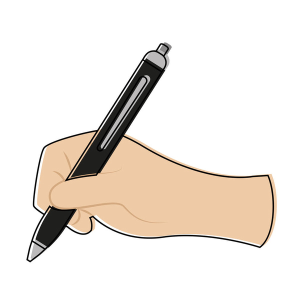 Isolated write pen - Wektor, obraz