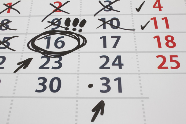Date on a calendar - Photo, Image