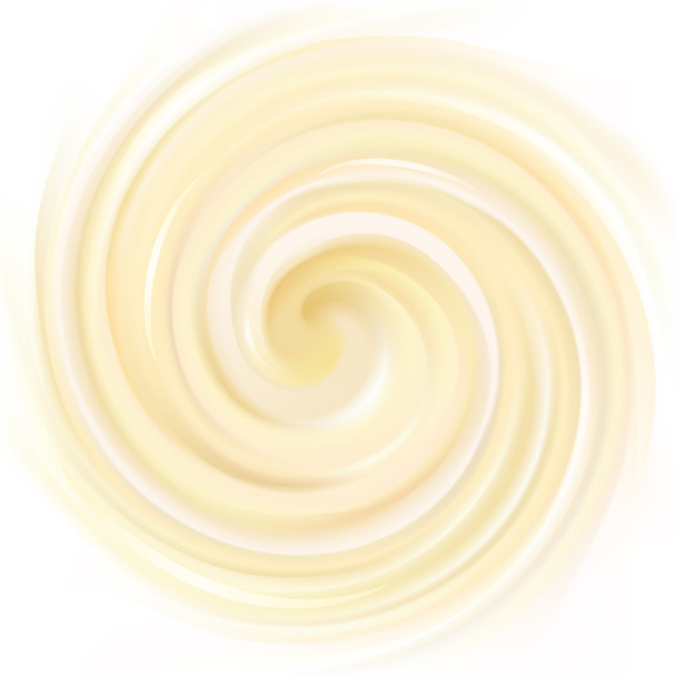Vector background of swirling creamy texture - Vector, Image