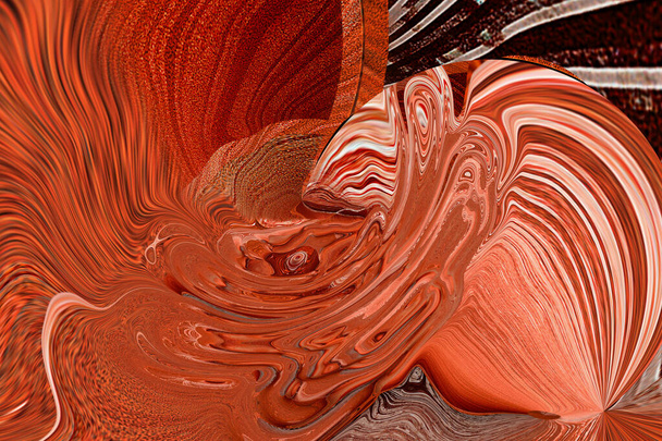 抽象的な背景オレンジ溶岩色の傾向2020インテリアデザインのための装飾パネル印刷イラスト雑誌 - 写真・画像