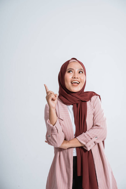 Happy business muslim woman portrait - Zdjęcie, obraz