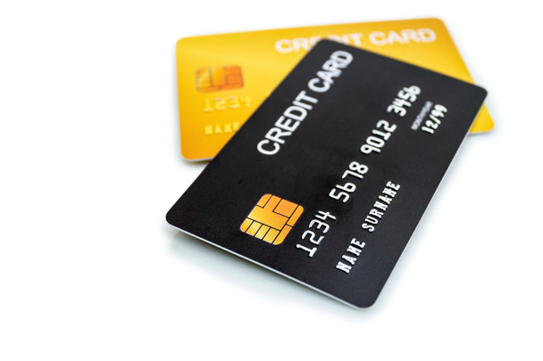 Концепция финансов, банковских и кредитных карт, для использования в финансовых вопросах. - Фото, изображение