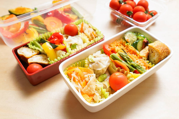 homemade lunch box, close up - Photo, Image