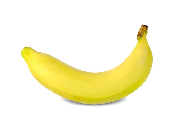спелый банан изолирован на белом фоне, включают в себя обрезку пути - Фото, изображение