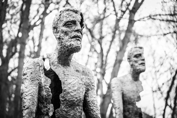 Çek Cumhuriyeti Prag 'daki Komünizm Kurbanları Anıtı - Fotoğraf, Görsel