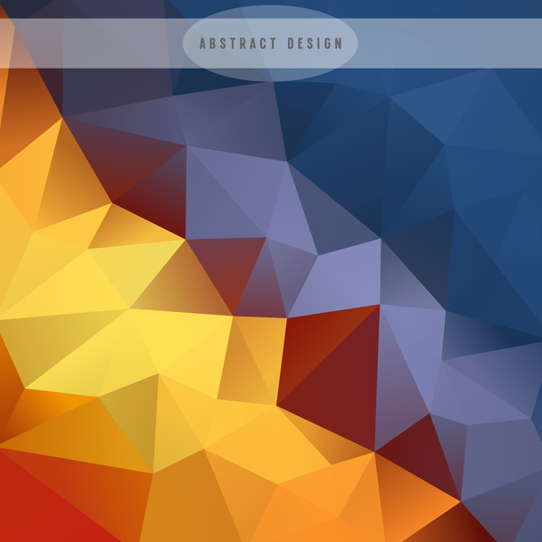 Geometric hipster retro background - Vector, Image