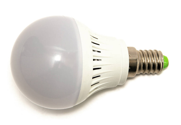 LED lámpa elszigetelt fehér háttér - Fotó, kép