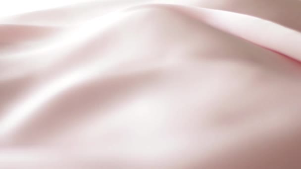 Pastel ipek kumaş dokusu moda markası arka planı, tekstil yüzeyi ve lüks düz malzeme olarak yakın plan - Video, Çekim