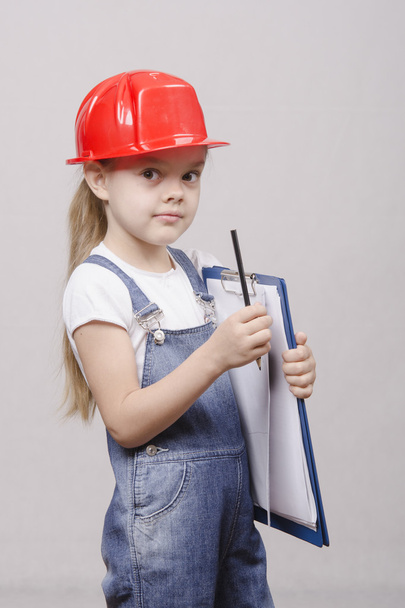 Portrait of a child engineer - Фото, зображення