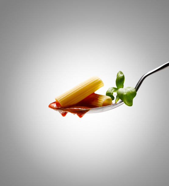 Basil pasta and tomato sauce - Fotografie, Obrázek