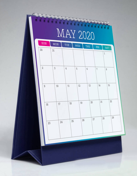 Calendario de escritorio simple para mayo 202 - Foto, Imagen