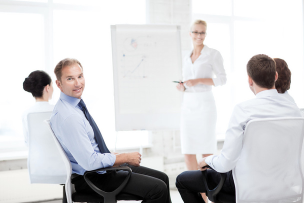 Businessman on business meeting in office - Photo, Image