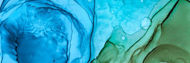Abstract Teal Background Водяний ландшафт.  - Фото, зображення