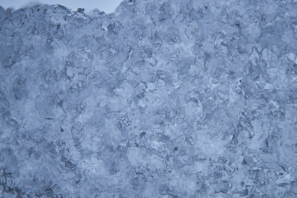 fundo de gelo azul com muita textura e definição - Foto, Imagem