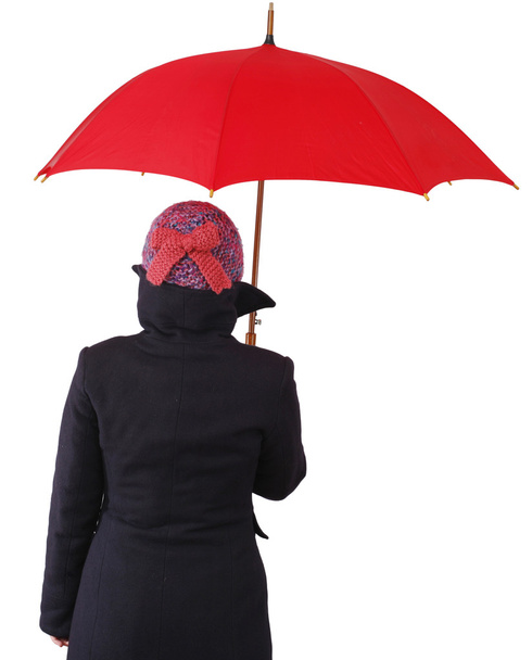 Woman with umbrella - Photo, Image