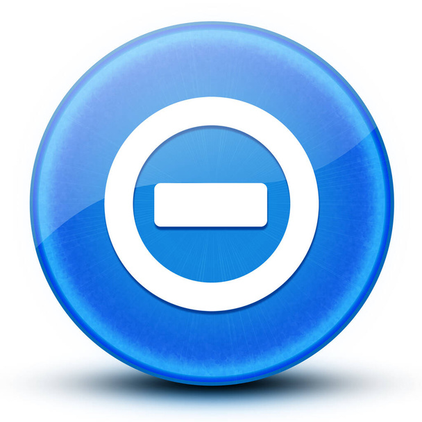 ERROR globo ocular brillante azul botón redondo ilustración abstracta - Foto, Imagen