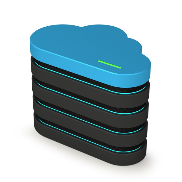 3D-Cloud-Server - Foto, Bild