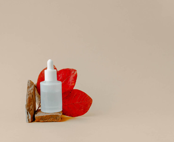 Presentación del producto de piel en blanco - Foto, Imagen